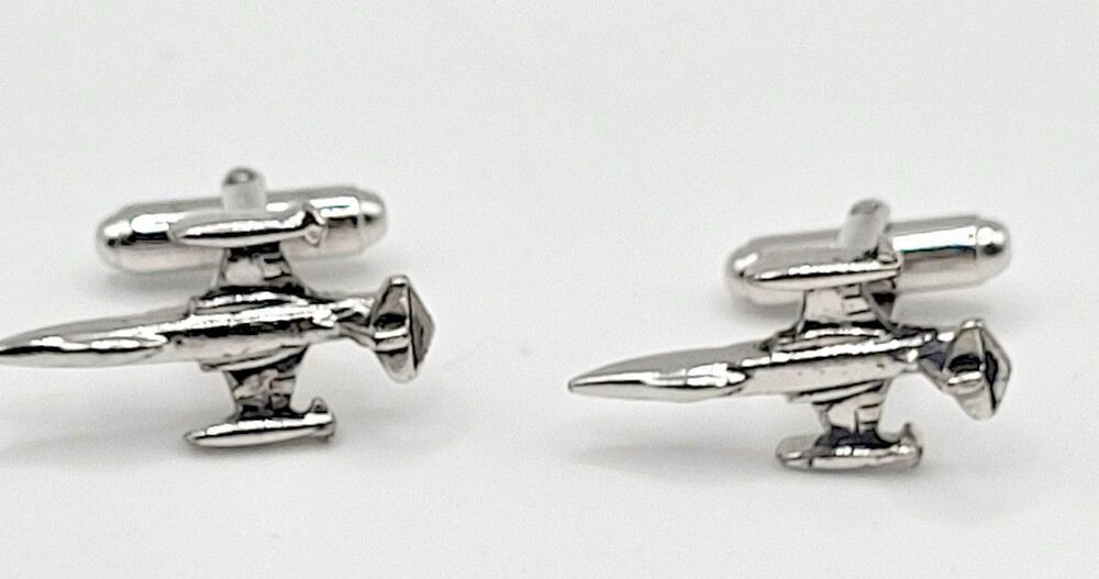 RARE ANSON  50'S PROP AIRPLANES CUFFLINKS 1in